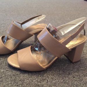 Life Stride Simply Comfort Beige Block Heels